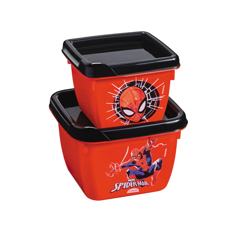 Kit 2 Potes Spiderman