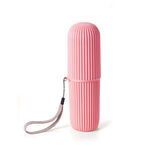 Porta Escova De Dentes Diamantado Rosa