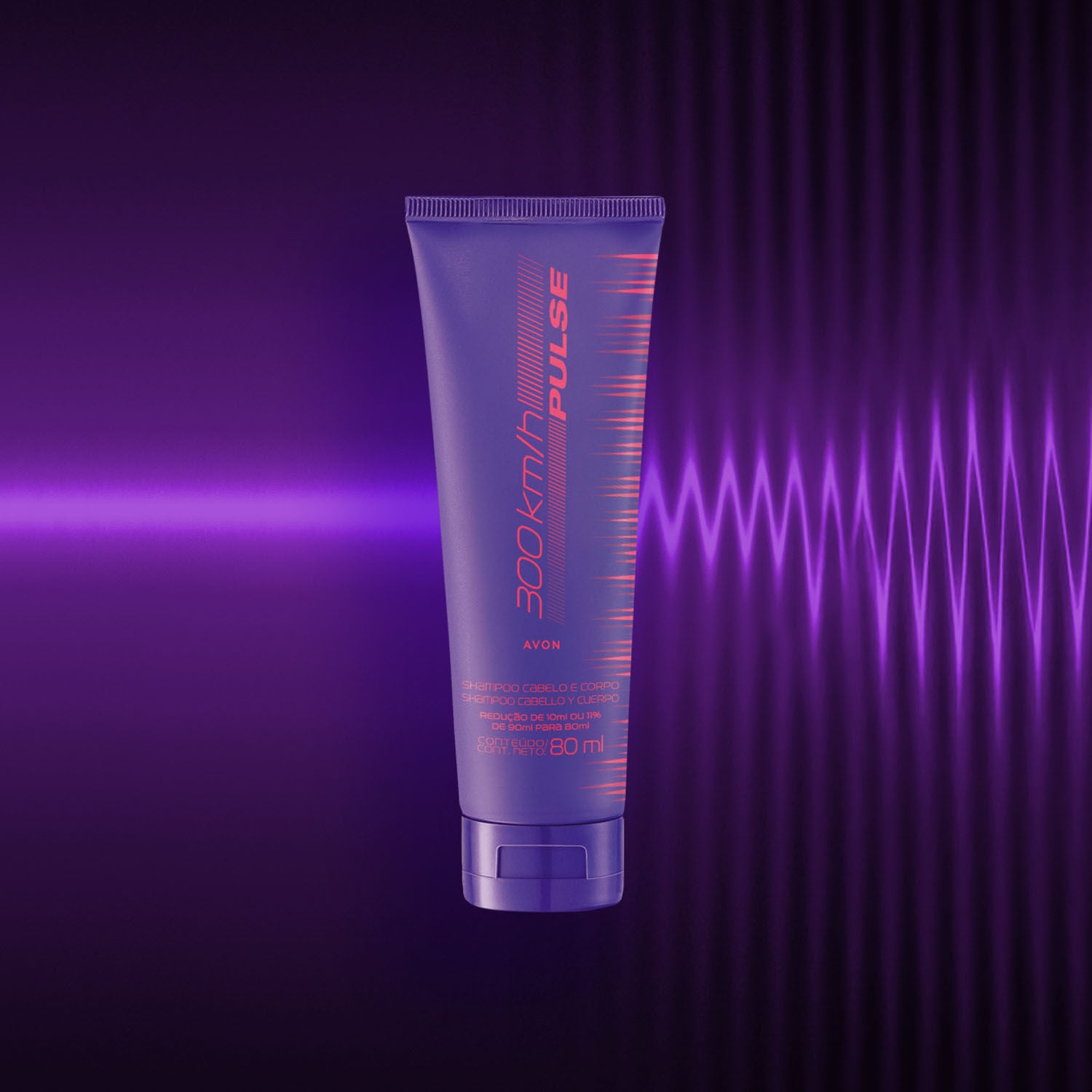 300Km H Pulse Shampoo Cabelo e corpo