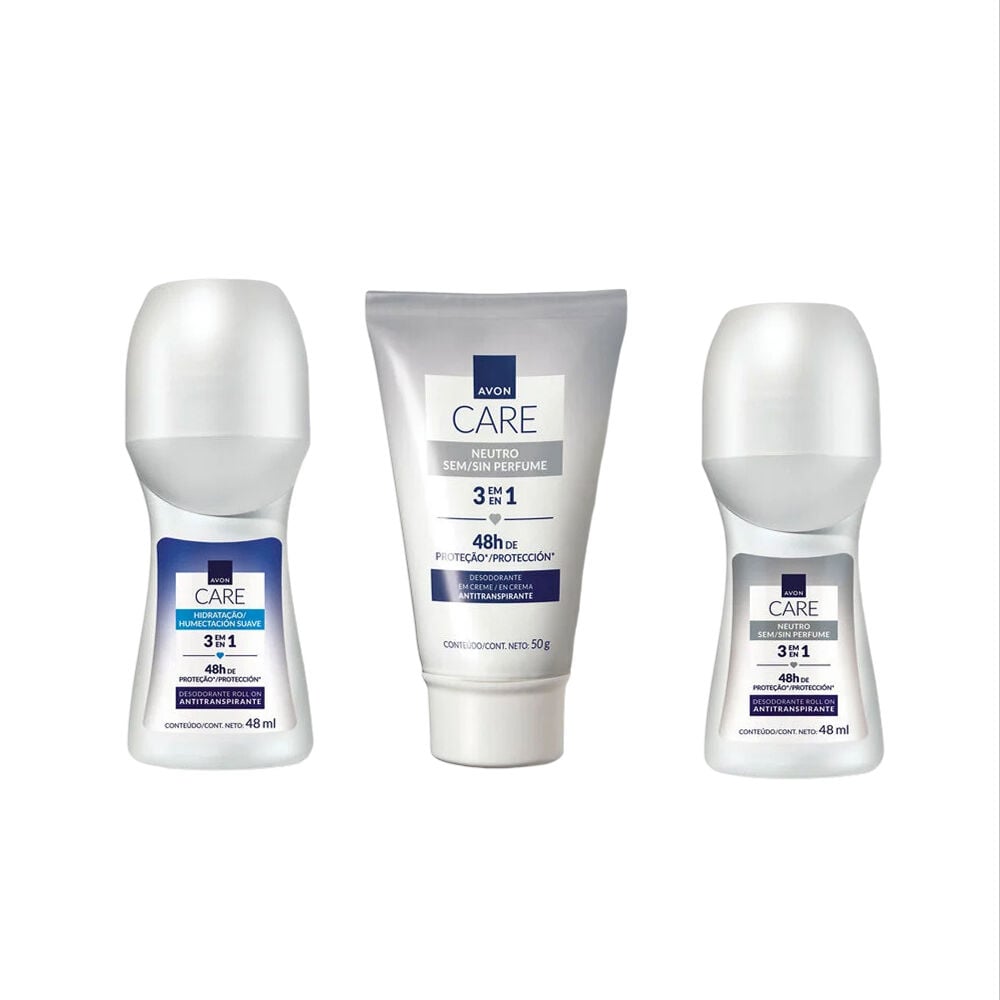 Kit Desodorantes Avon Care