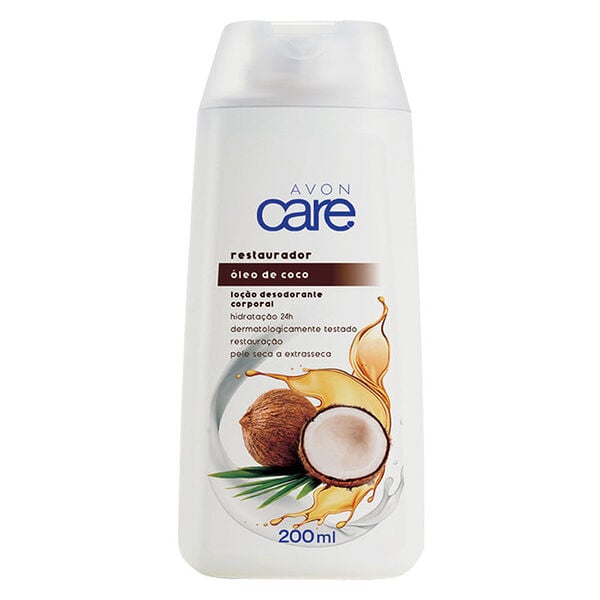 Loção Desodorante Corporal Avon Care Óleo de Coco