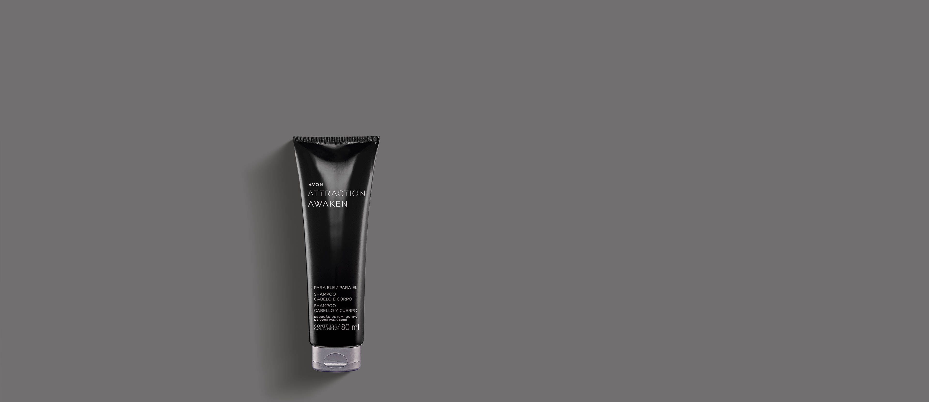 Attraction Awaken para Ele Shampoo Cabelo e Corpo