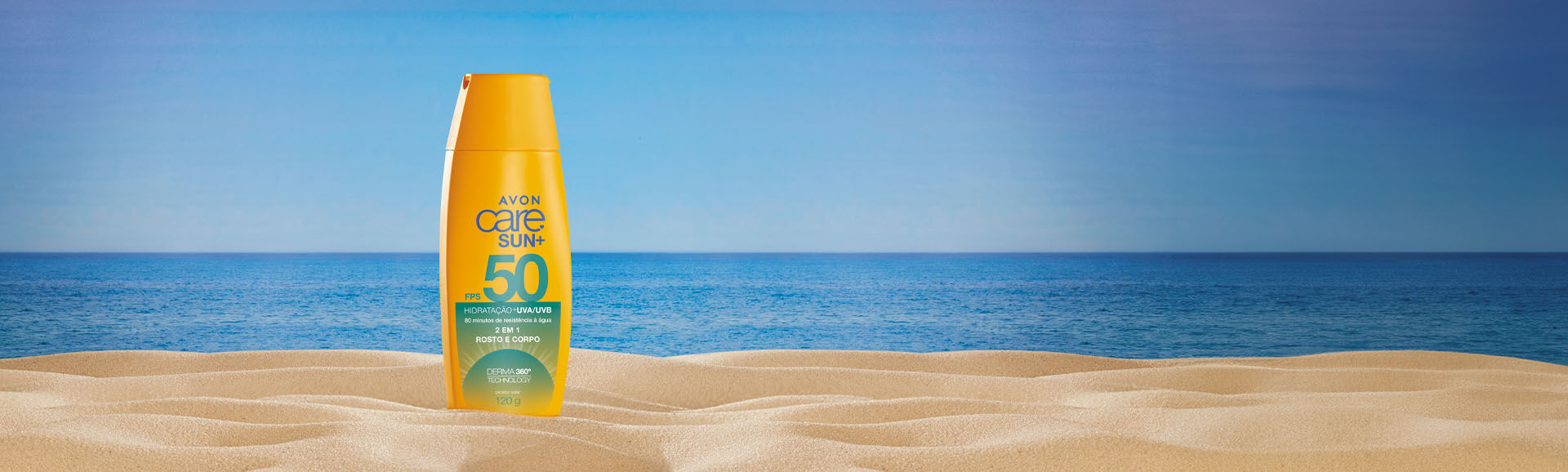 Protetor Solar Rosto e Corpo FPS 50