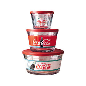 Kit 3 Potes Coca-Cola