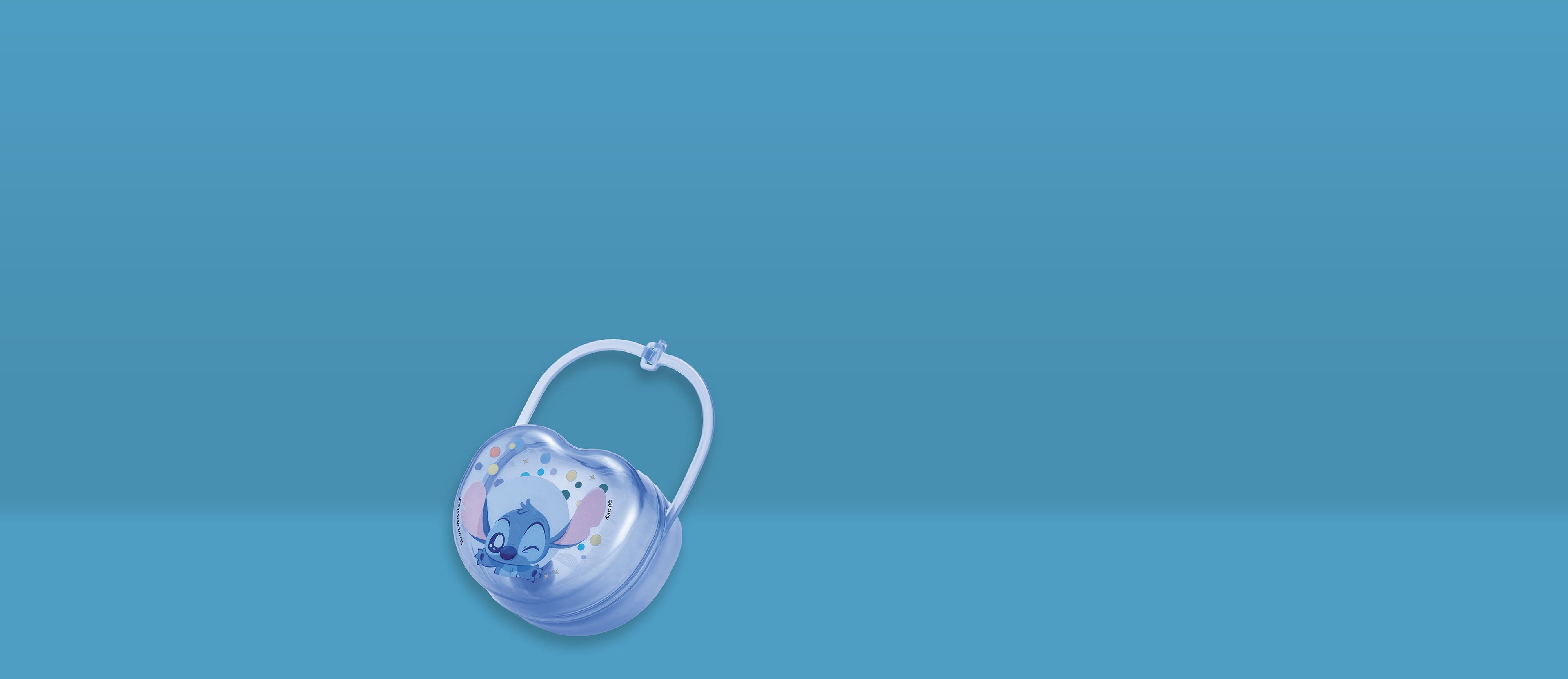 Porta Chupeta Stitch