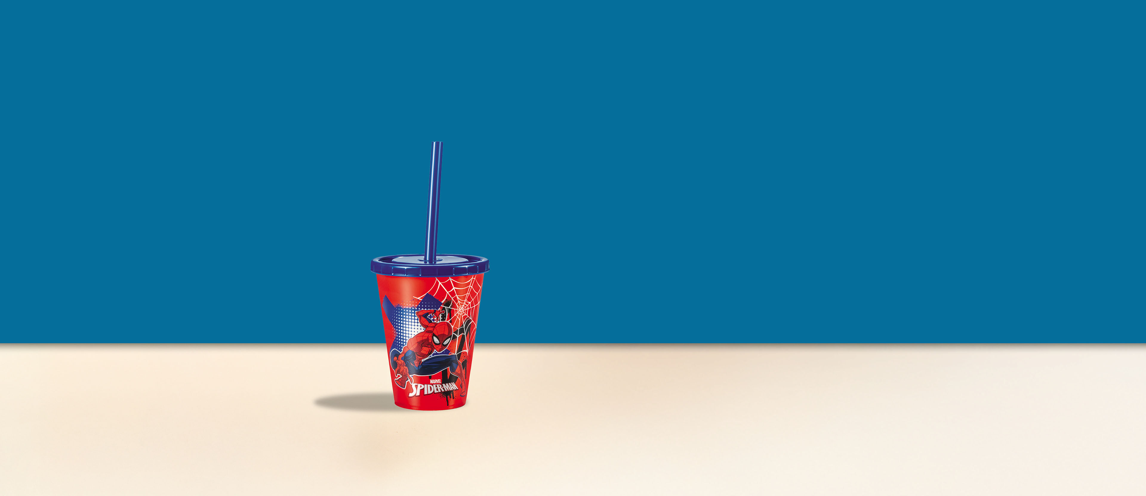 Copo Metalizado Homem-Aranha