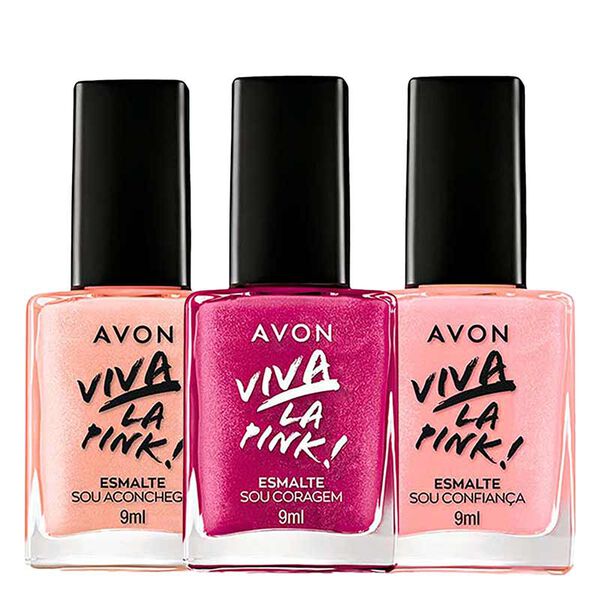 Kit Esmaltes Viva La Pink