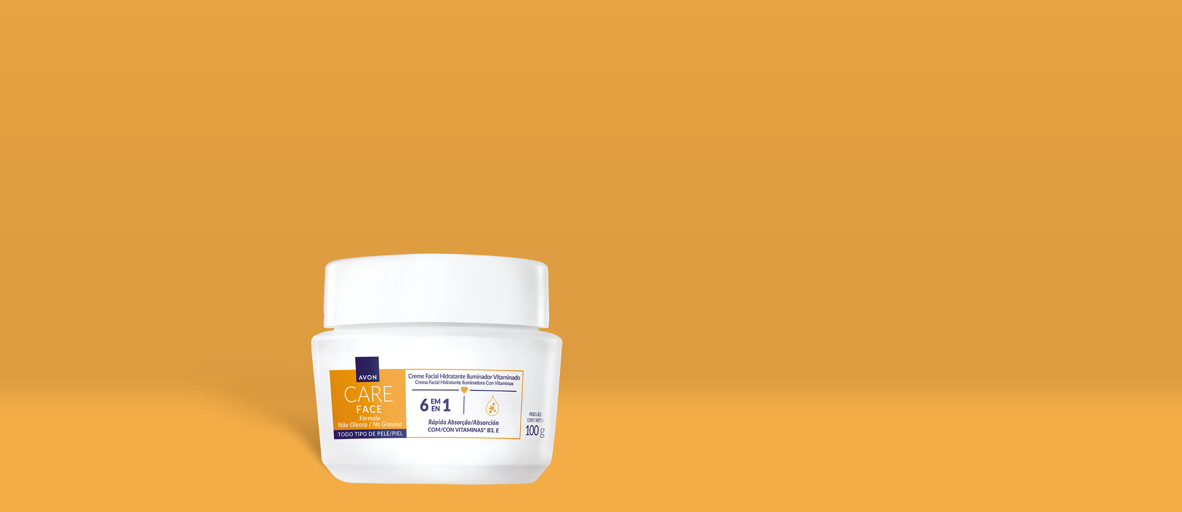 Avon Care Creme Facial Iluminador Vitaminado 6 em 1