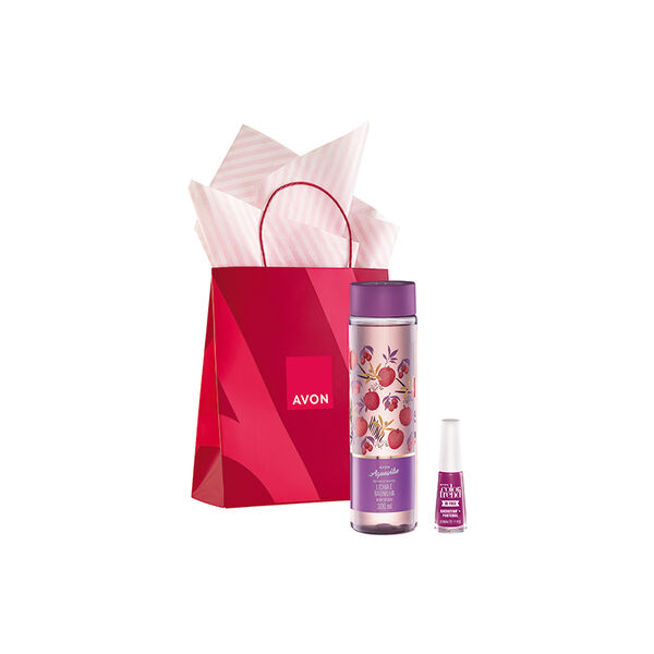 Presente Verao Aqua Color Lichia E Baunilha