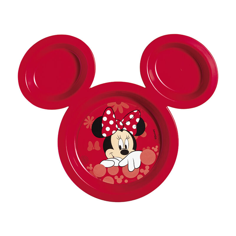 Prato com Orelhas e Divisórias Minnie