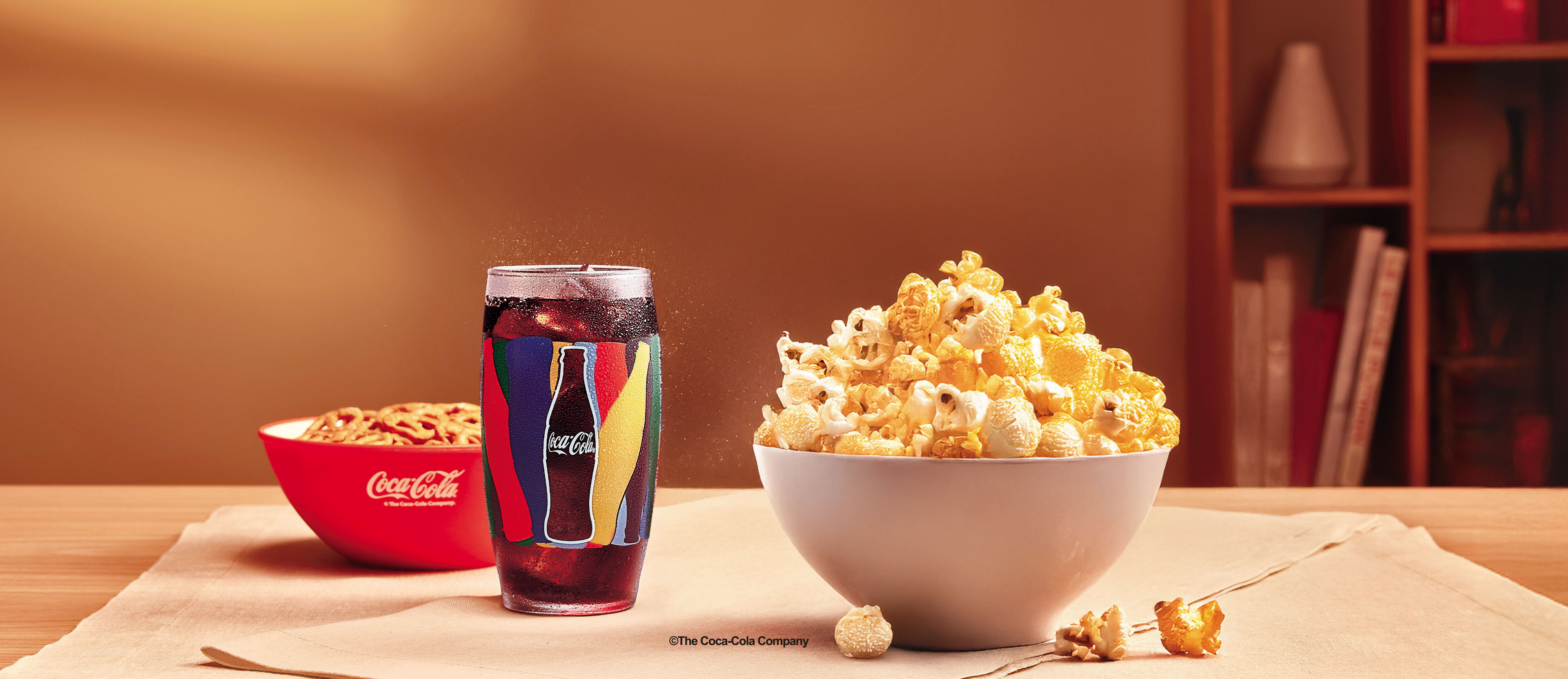 Copo De Vidro Coca-Cola Arco-Íris