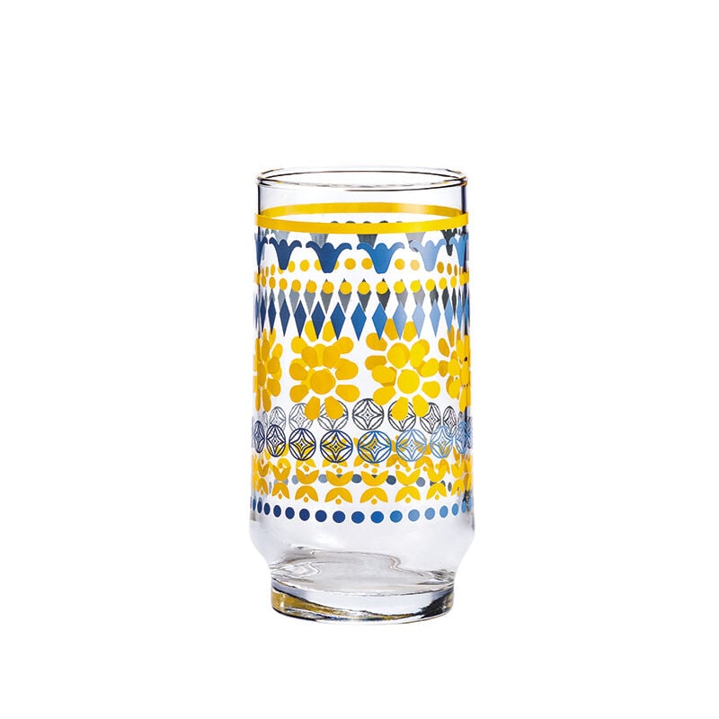 Copo de Vidro Esplendor Amarelo