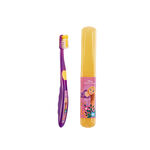 Escova De Dentes Com Estojo Rapunzel