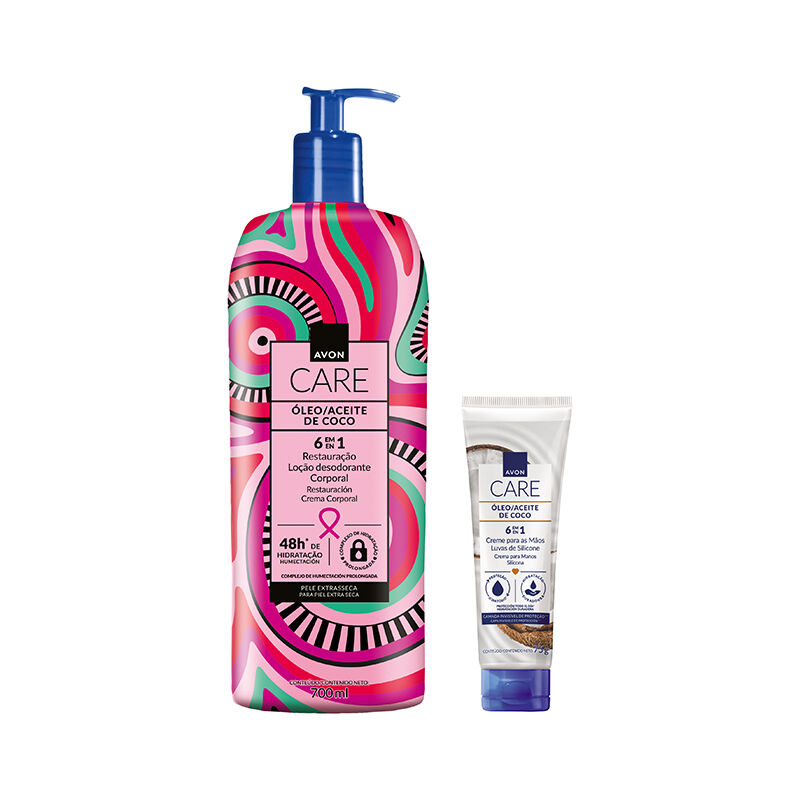 Kit Locao E Luvas Oleo De Coco