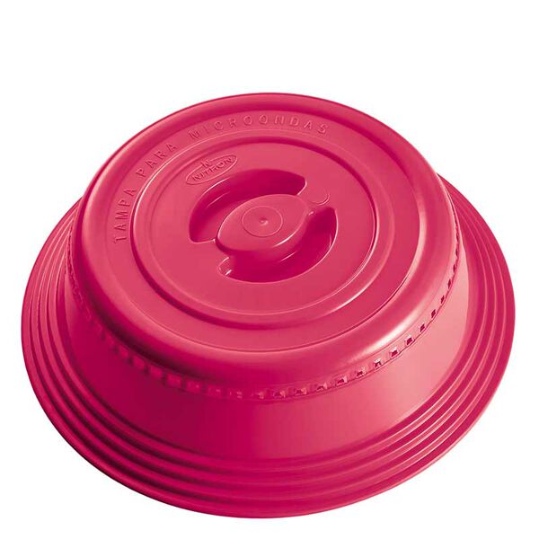 Tampa Para Micro-Ondas Rosa