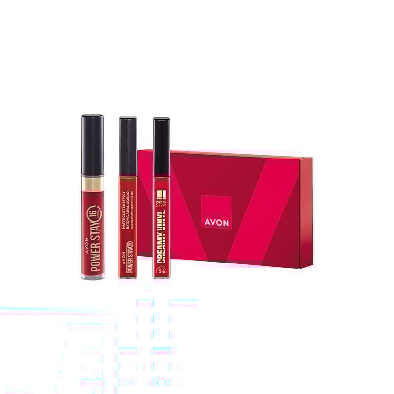 Presente Trio Powerstay Vermelhos