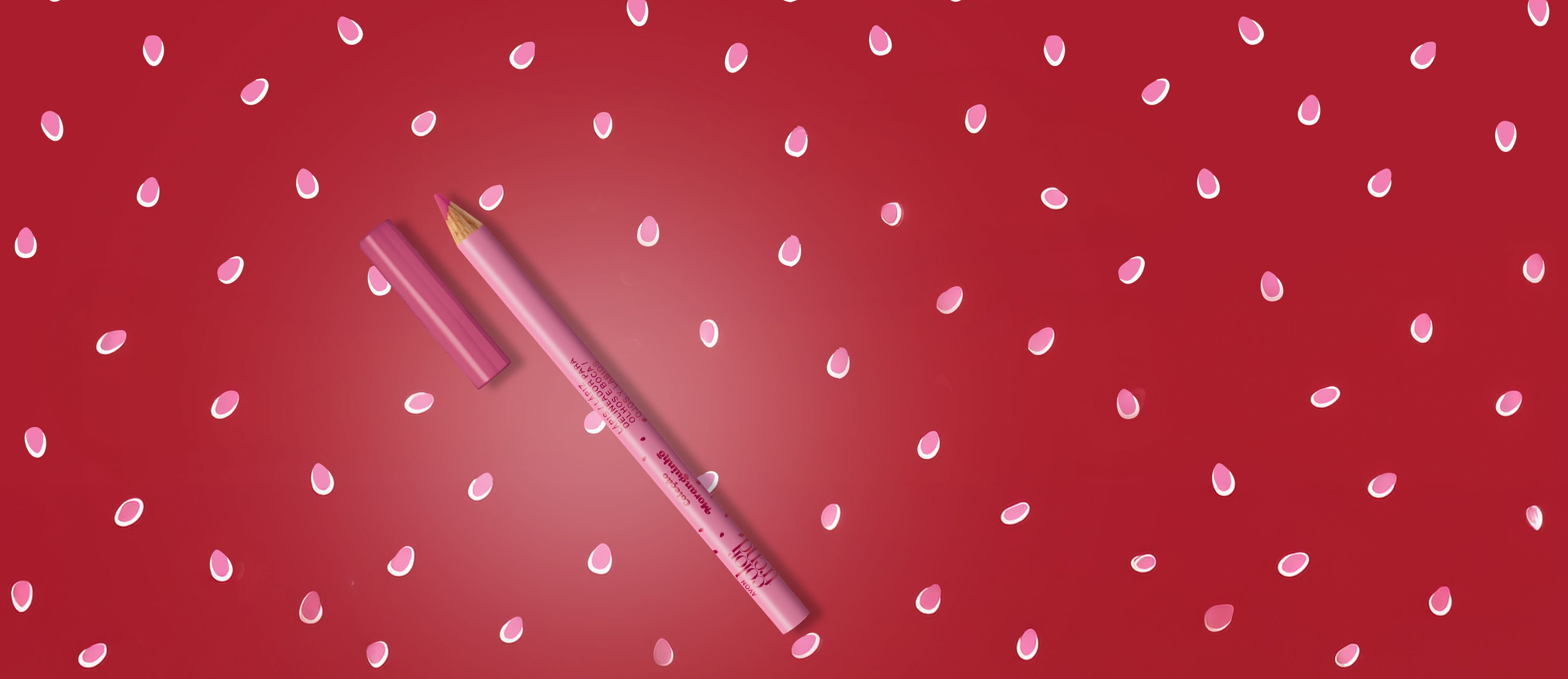 Lápis Delineador para Olhos e Boca Coleção Moranguinho