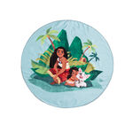 Toalha de Praia Redonda Aveludada Moana