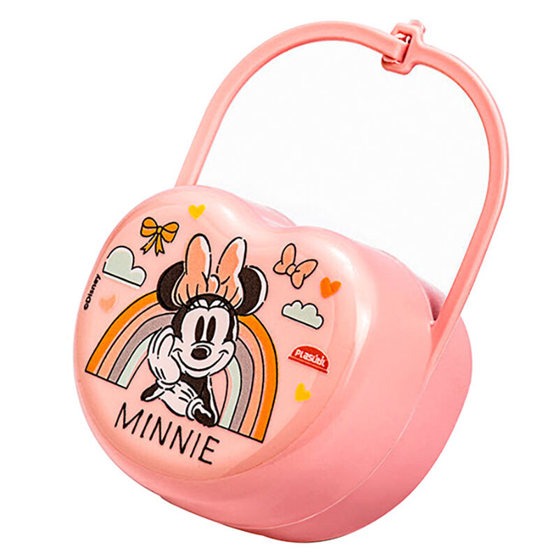 Porta-Chupeta Minnie - Rosa