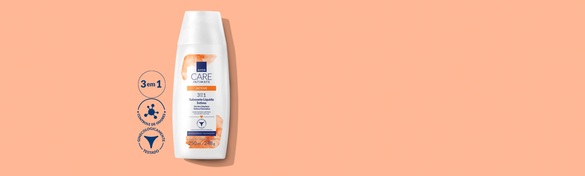 Sabonete Líquido Íntimo Active
