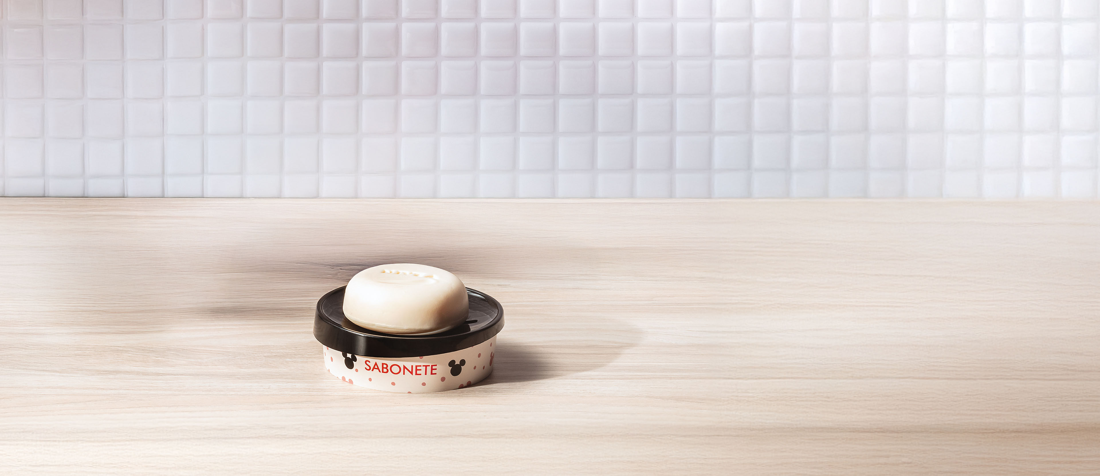 Porta Sabonete Em Barra Disney