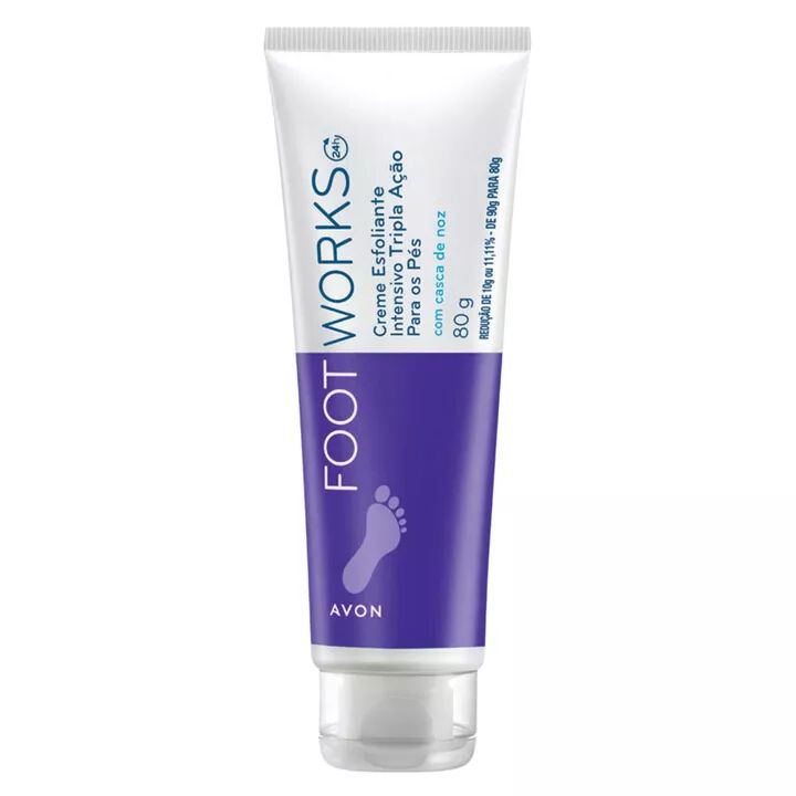 Creme Esfoliante Para os Pés Tripla Ação
