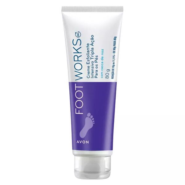 Creme Esfoliante Para os Pés Tripla Ação