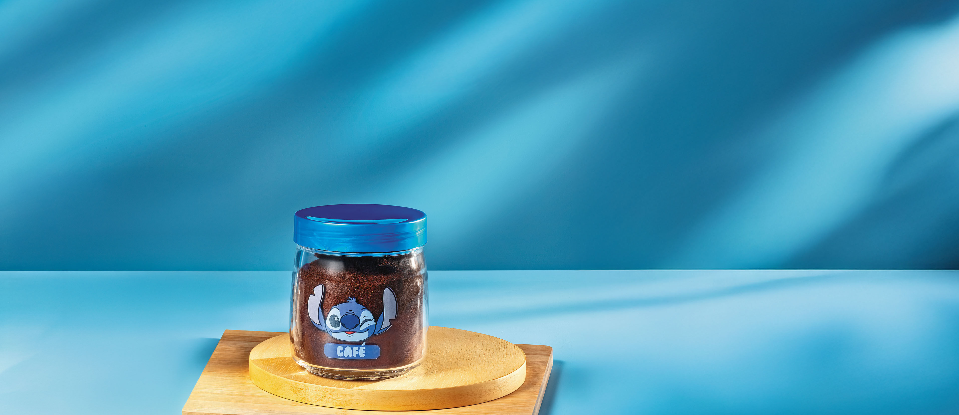 Pote de Vidro Café Stitch