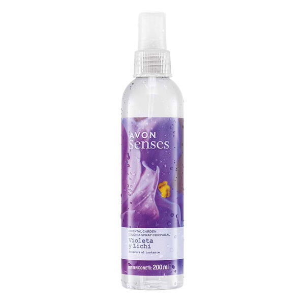 Colonia en spray corporal Violeta y Lichi | Avon