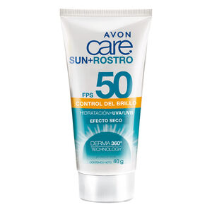 Sun+ Protector solar en crema rostro FPS 50 | Avon Care