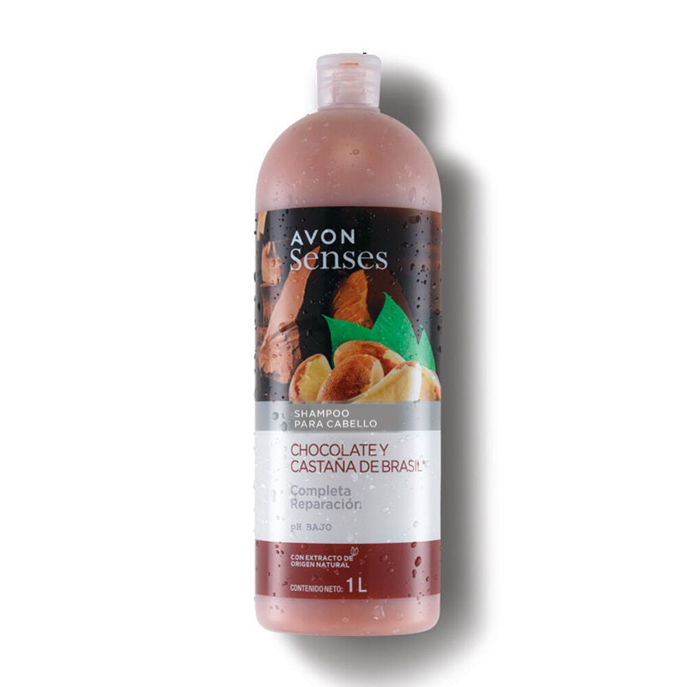 Shampoo para el cabello Chocolate y Castaña de Brasil | Avon Senses