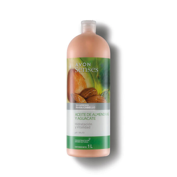 Shampoo para el cabello Aceites de Almendra y Aguacate | Avon Senses