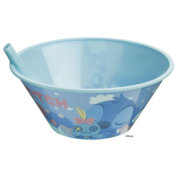 Tazón con popote Stitch | Disney