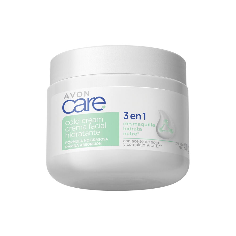 Crema facial fórmula no grasosa rápida absorción 3 en 1