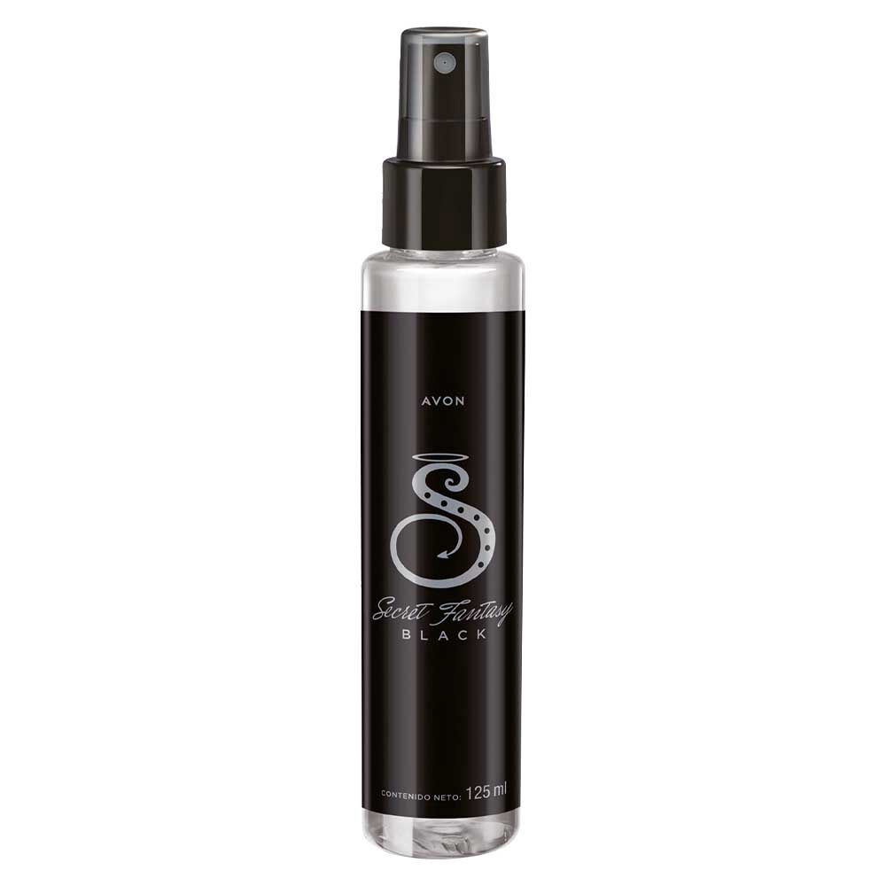 Colonia spray para El cuerpo Black | Secret Fantasy