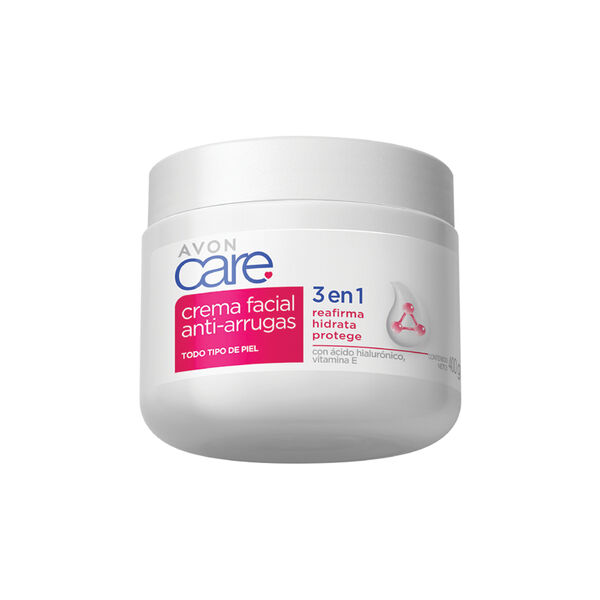 Anti-arrugas 3 en 1 REAFIRMA PROTEGE HIDRATA | Avon Care