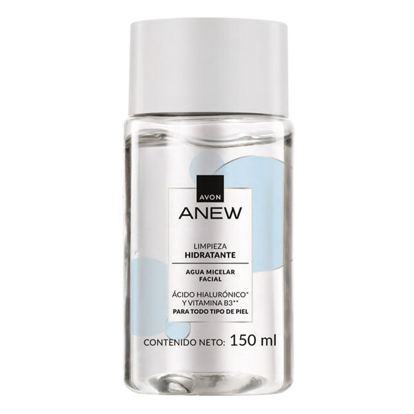 Agua Micelar Facial Con Ácido Hialurónico y Vitamina B3 | Anew