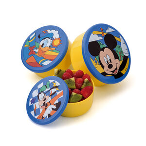 Juego 3 cont. red mickey-amigos | Casa y estilo