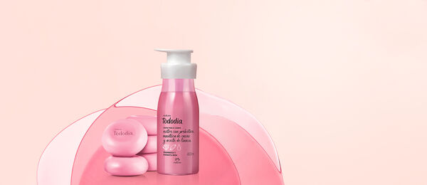 Kit Jabón y Crema para el Cuerpo Tododia Frambuesa y Pimienta Rosa