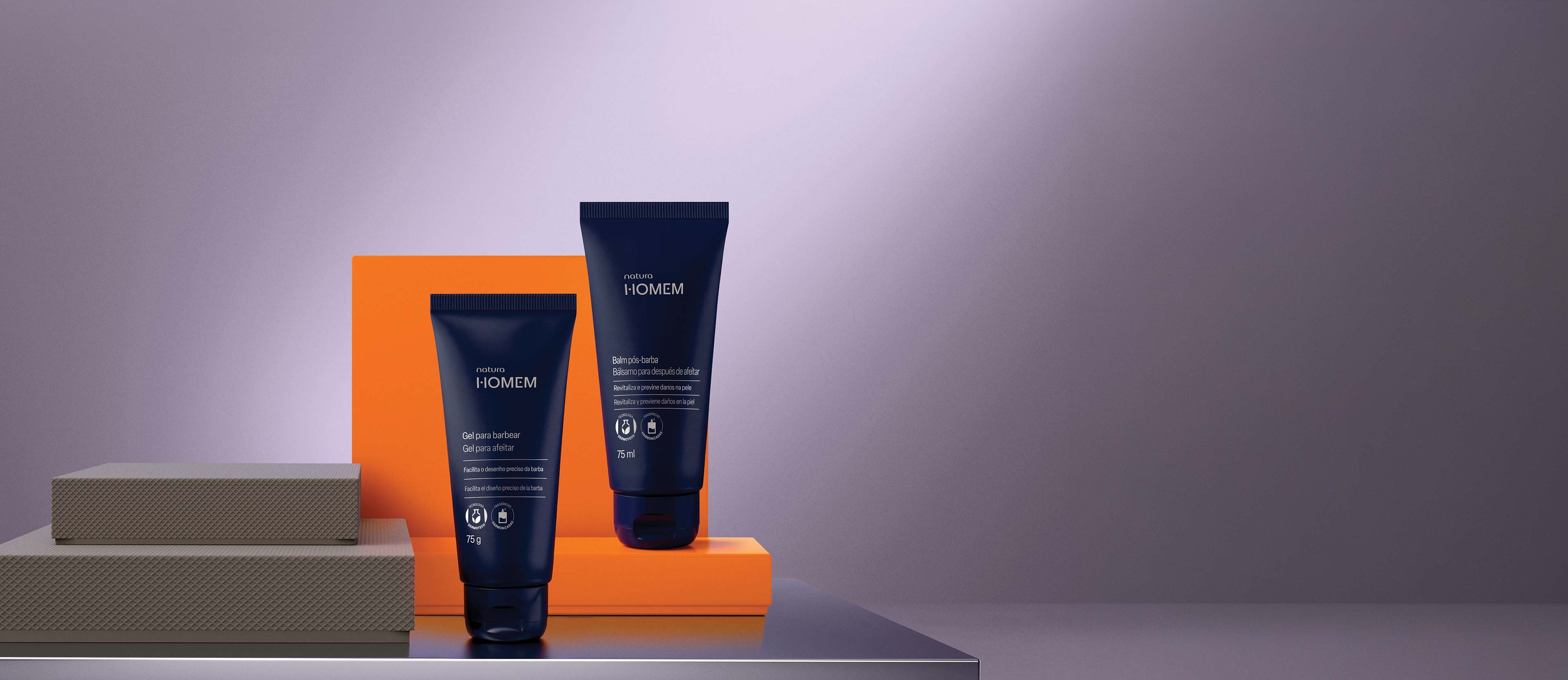 Regalo Padres Gel para Afeitar + Bálsamo Homem Barba