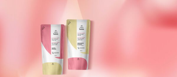 Kit Repuesto de Shampoo y Acondicionador Reparador Tododia Flor de Cerezo y Aguacate