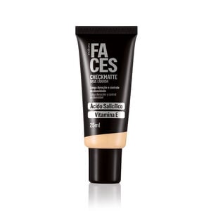 Base Líquida Faces Checkmatte 25 ml