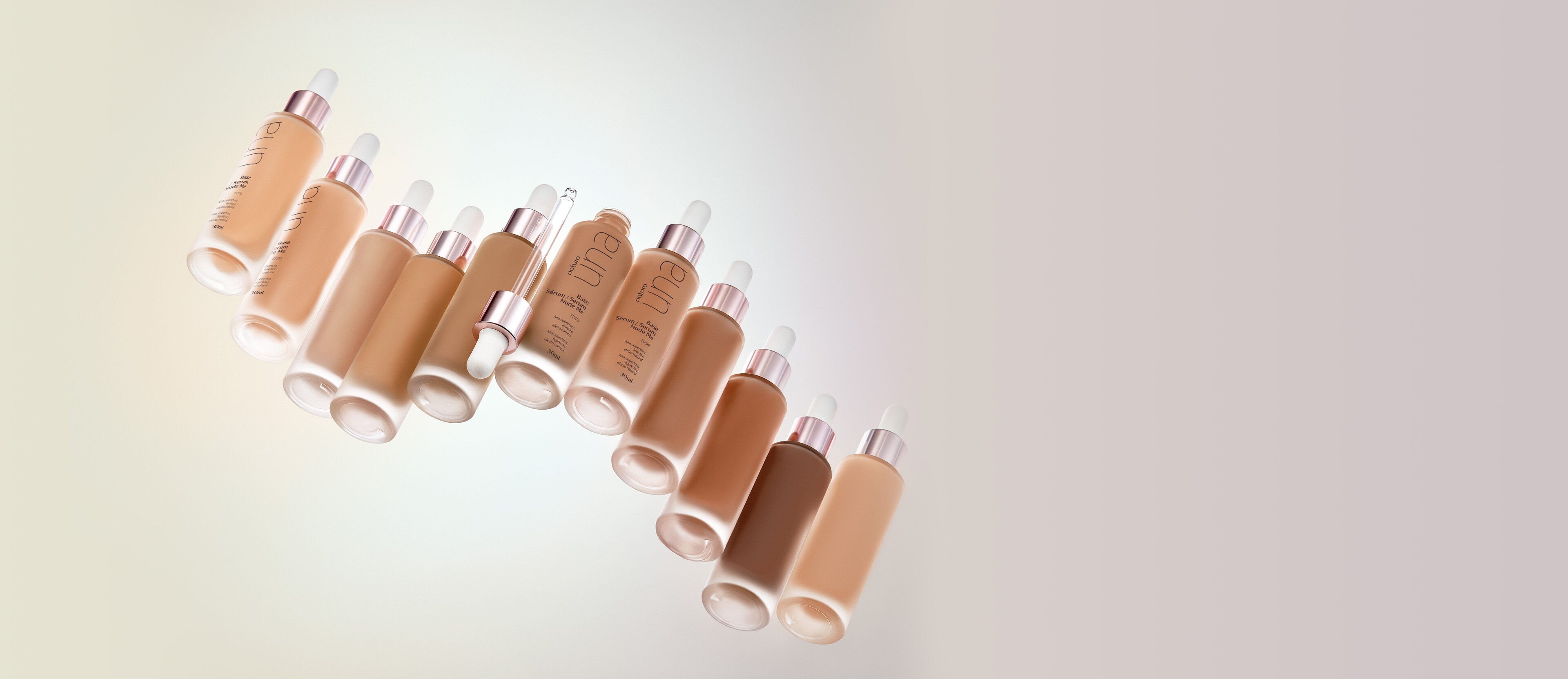 Base de maquillaje sérum nude me 10n 30 ml Una | Natura