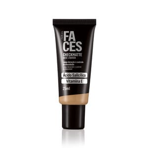 Base Líquida Faces Checkmatte 25 ml