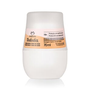 Desodorante Antitranspirante Roll-on Tododia Mango Rosa y Agua de Coco 70 ml