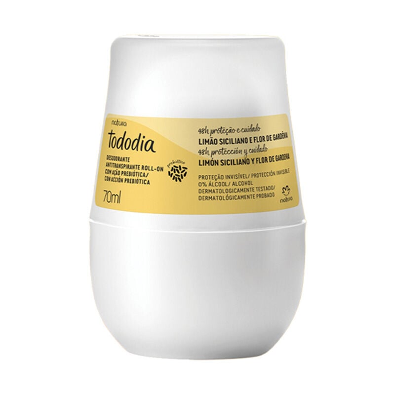 Desodorante Antitranspirante Roll on Tododia Limón Siciliano y Flor de Gardenia