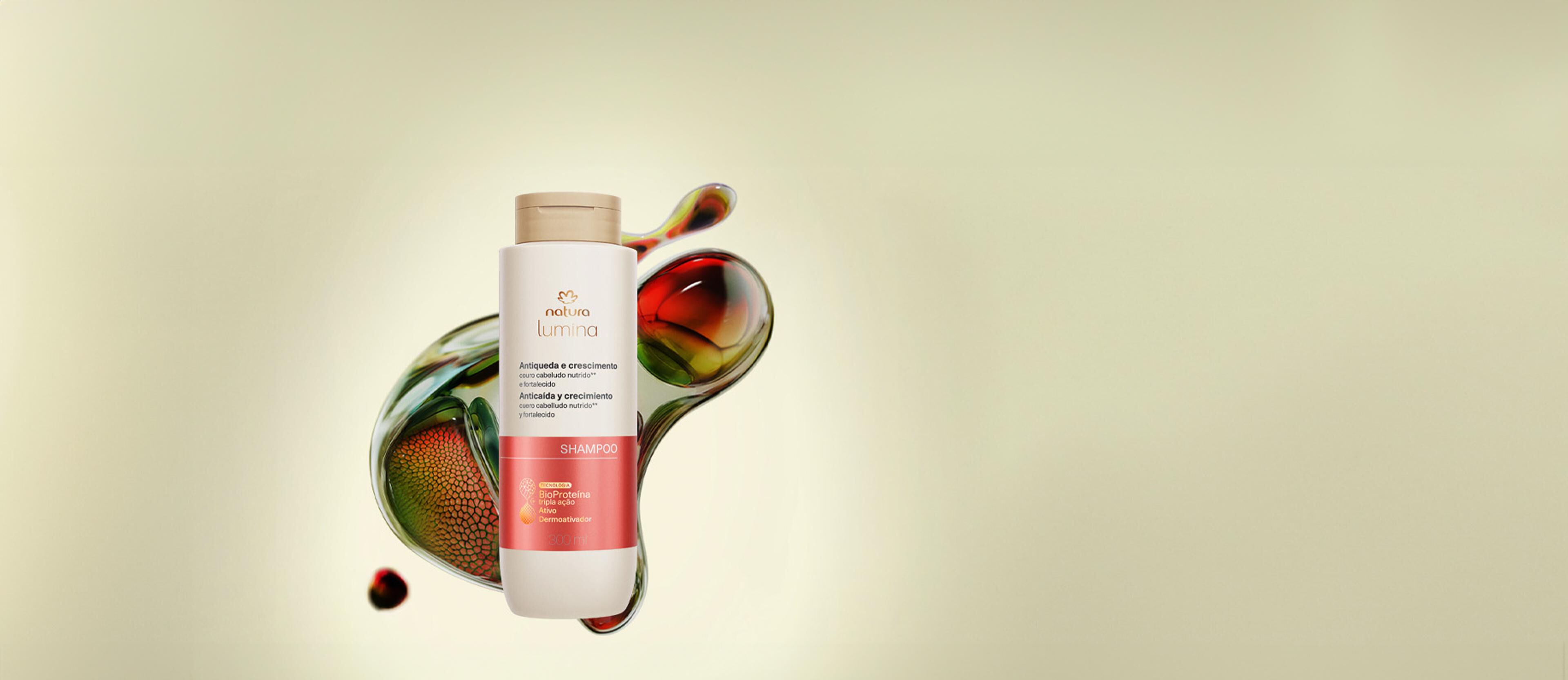 Shampoo anticaída y crecimiento 300 ml Lumina | Natura