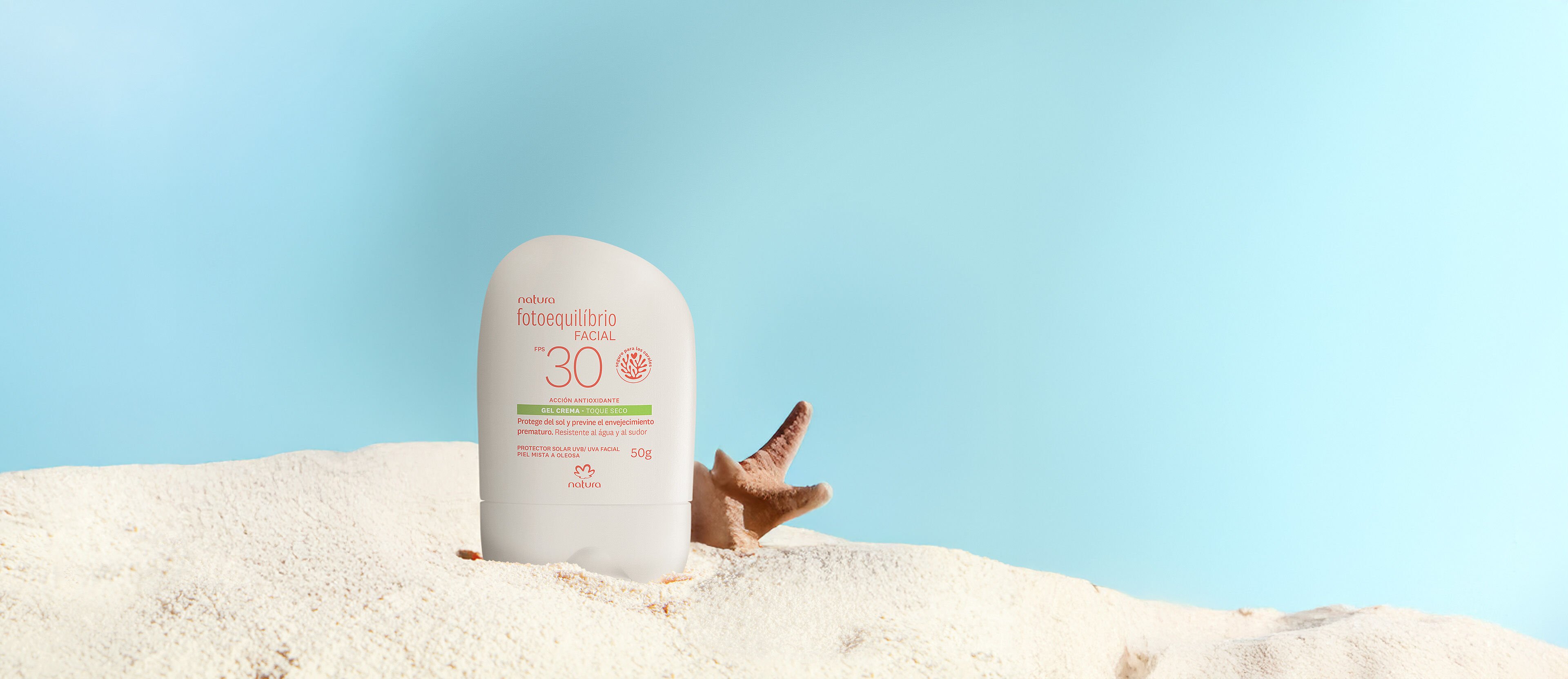 Gel crema protector facial FPS30