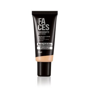 Base Líquida Faces Checkmatte 25 ml
