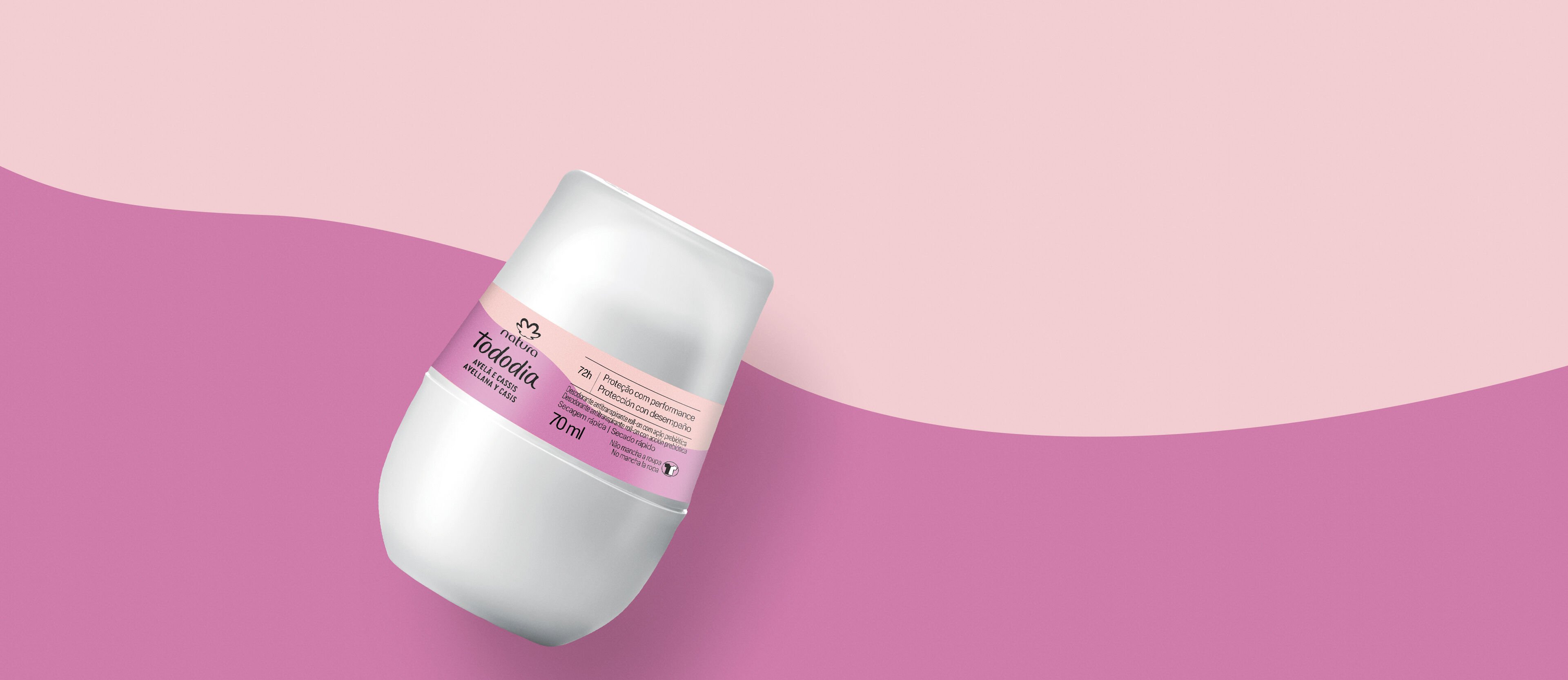 Desodorante Antitranspirante Roll-on Tododia Avellana y Cassis